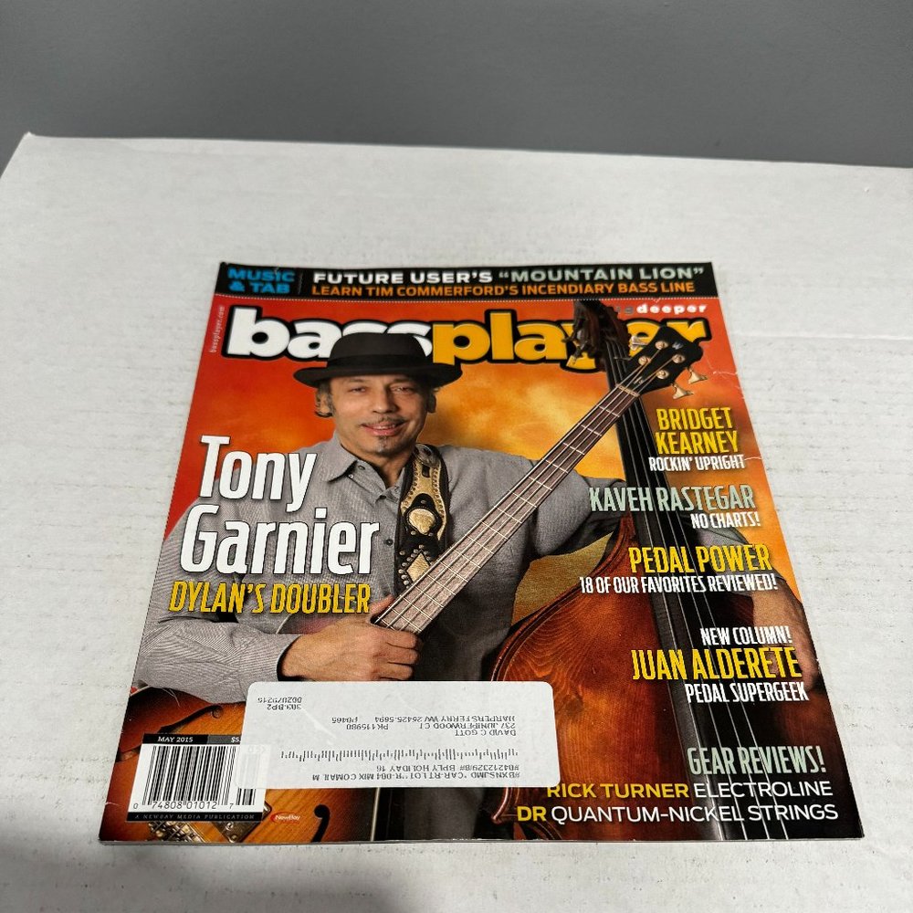 Bass Player Magazine - Tony Garnier - May 2015